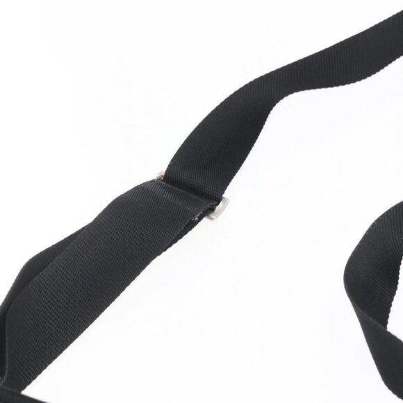 PRADA Shoulder Bag Nylon Black Silver Auth - Picture 9 of 16